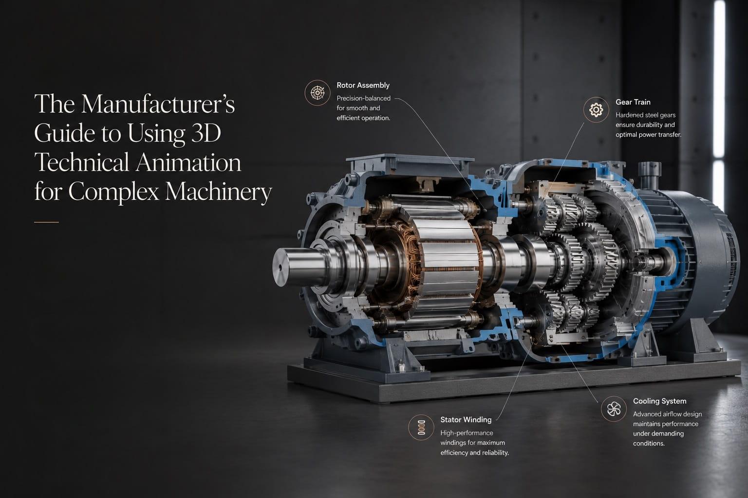 3D Technical Animation Company for Industrial Machinery